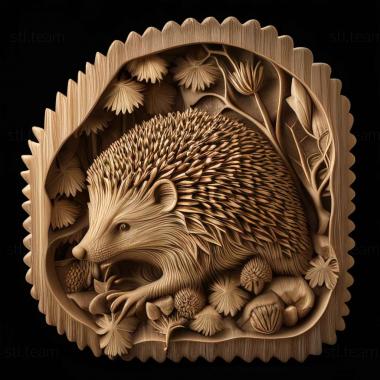 3D model hedgehog (STL)